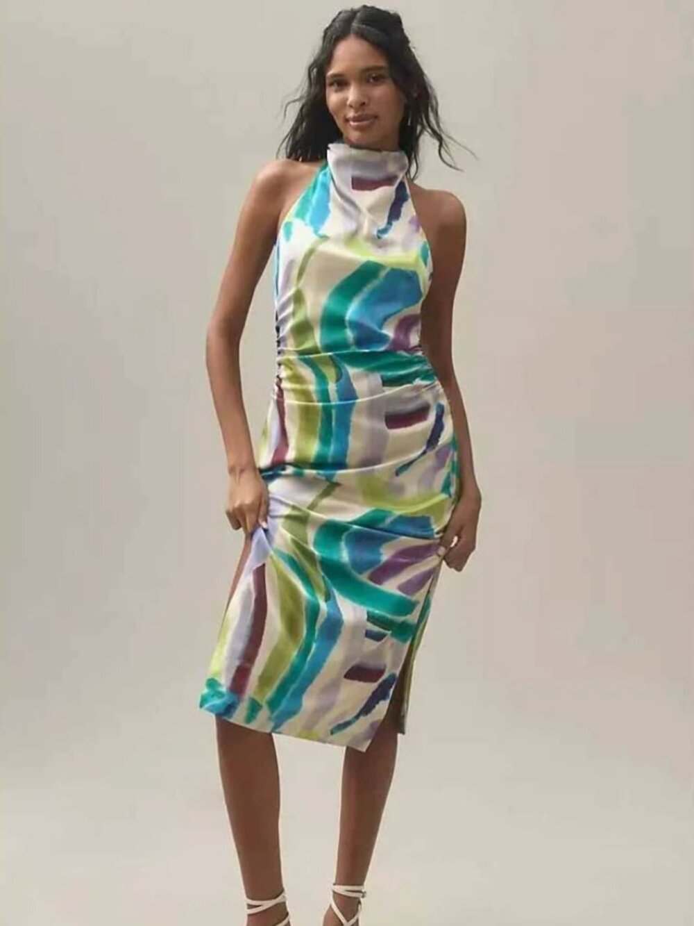 BHLDN Halter Dress